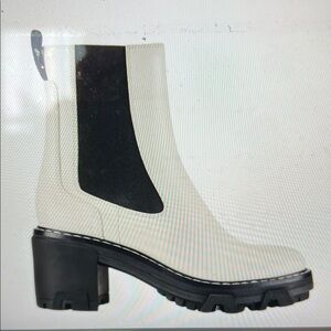 Rag and Bone Shiloh Mid Boot in Antique White - worn once